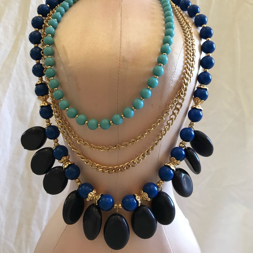 Sparkling Sage Statement Necklace | New